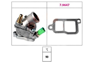 Термостат volvo 90c 2,0-2,5 eps фото №1