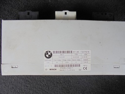 UNIDAD DE CONTROL MÓDULO DE TAPA BMW E70 E71 7207576  