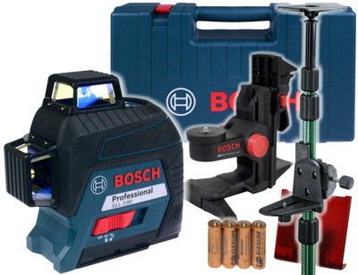 LASER GLL 3-80 BOSCH WALIZKA + BM1 + TYCZKA TP320