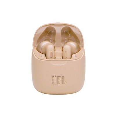 OUTLET Słuchawki bezprzewodowe douszne JBL JBLT225TWSGLD