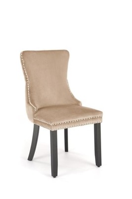 Krzesło tapicerowane ludwikowskie ALDA Halmar Beżowe