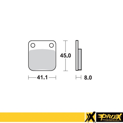 PROX ZAPATAS DE FRENADO KH54 KAWASAKI KX 65 00-20, SUZUKI RM 65 03-05 PARTE TRASERA  