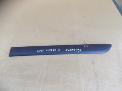 Молдинг дверь левый задняя левая задняя opel corsa d 5d 13187990 оригинал фото №1