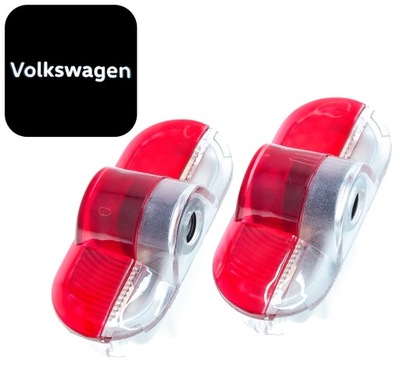 VW DIODO LUMINOSO LED LOGOTIPO PROYECTOR BORA CADDY GOLF IV I INNE!  