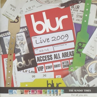 Blur Live 2009 z gazety CD Irl