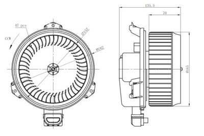 VENTILADOR INTERIOR 34298  