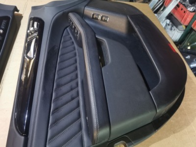 Оббивка карта дверей комплект  mercedes gle w292 ліве перед фото №1