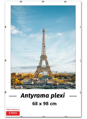 ANTYRAMA plexi 68x98 RAMKA NA ZDJĘCIA 98x68 cm, PLAKAT, PUZZLE