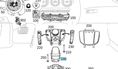 КОНТРЕЛЛЕР IDRIVE A2059008018