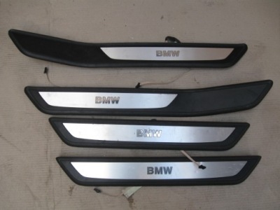 Bmw 7 e38 рестайлинг  молдинг боковая накладка порог порог порог левая левый 8240425 фото №1