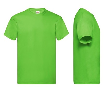 Koszulka T-shirt Fruit of the LOOM Lime M