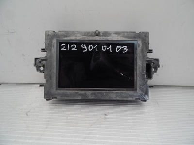Екран дисплей радіо mercedes w212 2129010103 фото №1