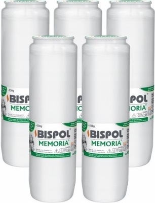 Wkłady do zniczy olejowe BISPOL WO6 108H 5szt.