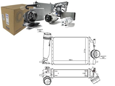 ІНТЕРКУЛЕР РАДІАТОР ПОВІТРЯ DOLOTOWEGO NISSAN QASHQAI II X-TRAIL