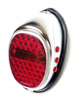 LAMPA TYŁ SIMSON Shwalbe SR4 KR51 Schawlbe SREBRNA