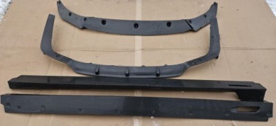 Спойлер накладка пороги bmw x7 g07 m набір карбон s фото №1