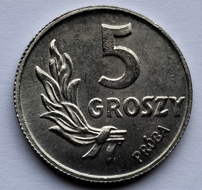 5 GROSZY 1949 PRÓBA - POLSKA - KOPIA