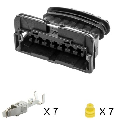 Штекер jpt 7-контактний фото №1