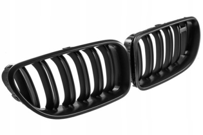 Решітка радіатора решітки радіатора bmw 6 f06 f12 f13 чорний матовий подвійний фото №1