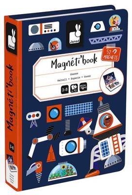 Janod - Magnetyczna układanka - Kosmos - Magneti Book J02589