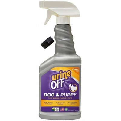 URINE OFF DOG & PUPPY SPRAY NEUTRALIZUJĄCY ZAPACH MOCZU PIES 500ml