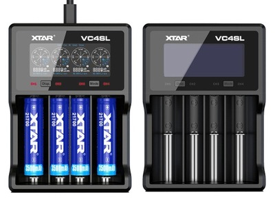 Xtar VC4SL ładowarka do akumulatorów Li-ion i NiMH