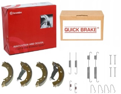 Гальмівні колодки гальмівні+ пружини kia rio iii iv фото №1