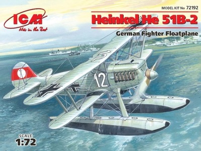 Heinkel He 51B-2 German Floatplane Fighter 1:72