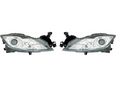 Фари лампи mazda 6 gh 07-13 depo комплект фото №1