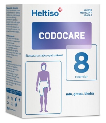 HELTISO CODOCARE 8 Siatka elastyczna opatrunkowa 100 cm