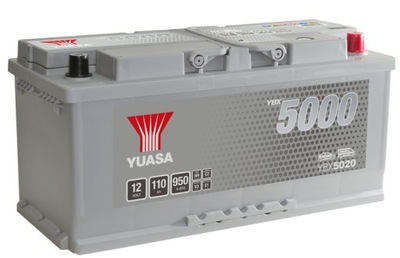 АККУМУЛЯТОР YUASA YBX5020 110AH 950A P+ AMPER