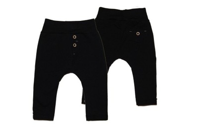 Modne Spodnie dresowe Czarek czarne 80