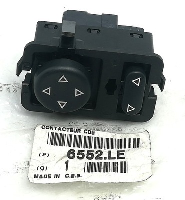 Переключатель регулировки зеркал peugeot 406 6552le фото №1