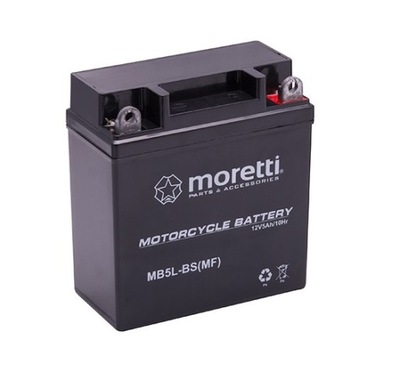 АККУМУЛЯТОР ГЕЛЕВИЙ MORETTI MB5L-BS (12N5-3B) JUNAK BARTON