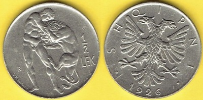 Albania 1/2 Leku 1926 r.