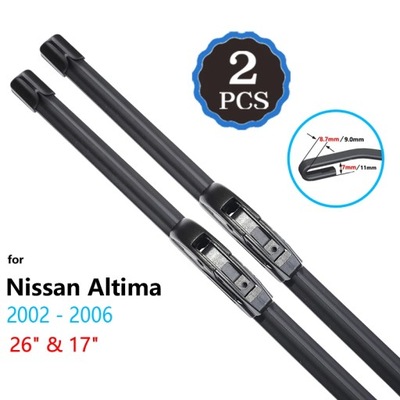 PARA NISSAN ALTIMA 2002 ~ 2018 ESCOBILLAS PEGATINAS PARA COCHES WYC~18445  