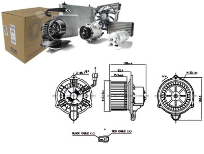 VENTILADOR SOPLADORES HYUNDAI I30 KIA CEED PRO CEED 1.4-2.0LPG  