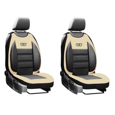 MATS LEATHER GT SET FRONT BEIGE COLOR PEUGEOT  