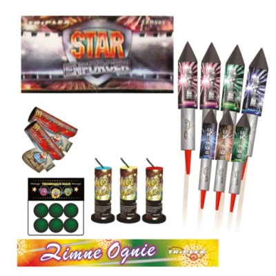 Zestaw z rakietami STAR ENFORCER TXR089 Triplex