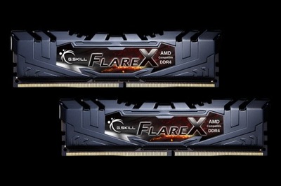 Zestaw pamięci G.SKILL FlareX F4-3200C16D-16GFX (DDR4 DIMM; 2 x 8 GB; 3200