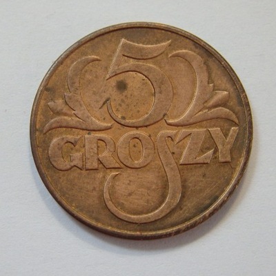 5 Groszy RP, 1937r. X339