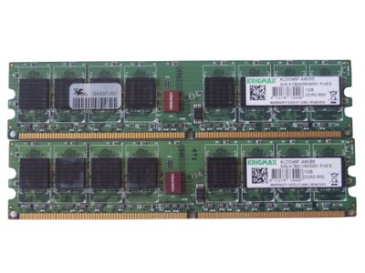 Pamięć DDR2 2GB 800MHz PC6400 Kingmax 2x 1GB Dual