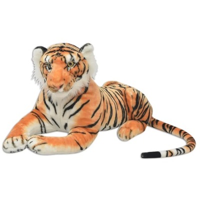Pluszowy tygrys XXL, brązowy