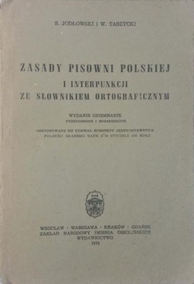 Jodłowski Zasady pisowni polskiej i interpunkcji