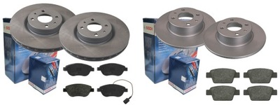 Гальмівні диски гальмівні колодки p+t bosch fiat stilo bravo ii фото №1