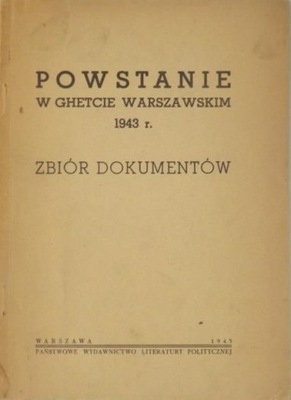 Powstanie w Ghetcie Warszawskim 1943 r.