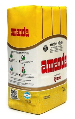 Yerba Mate Amanda Limon 500g 0,5kg