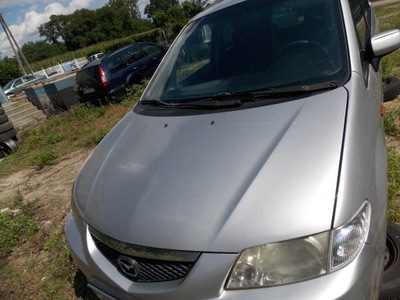 Капот передня mazda premacy 01-05 lift срібляста фото №1