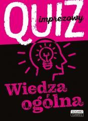 Quiz imprezowy. Wiedza ogólna Edgard Games 368347