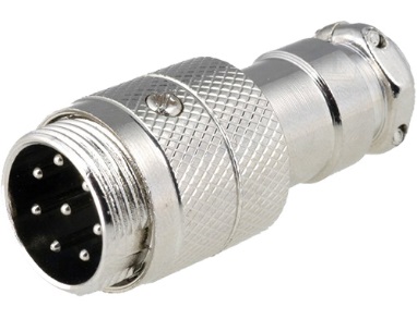 Gniazdo mikrofonowe CB 8 pin 8p na kabel (4935)
